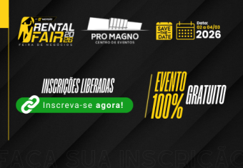 Inscrições liberadas para a RENTAL FAIR 2026